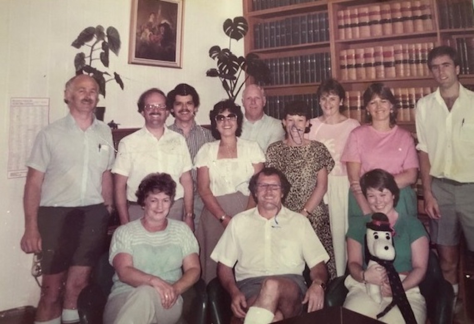 Members of the Public Trust team, 1980s